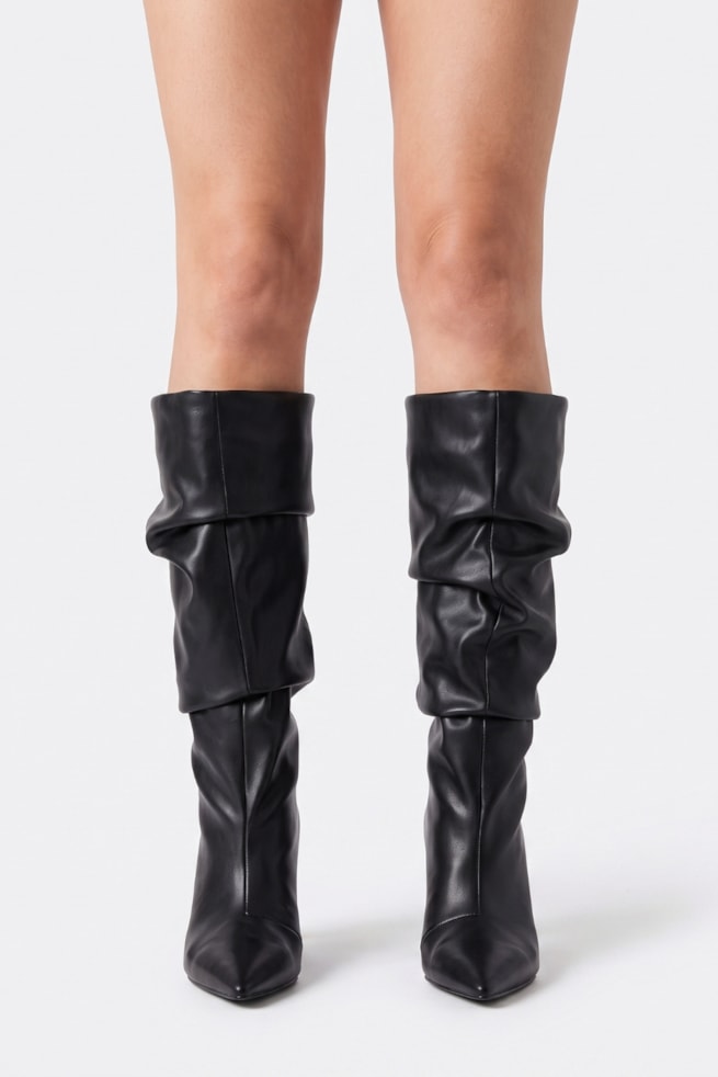 Ana - Bota Salto Fino Preto