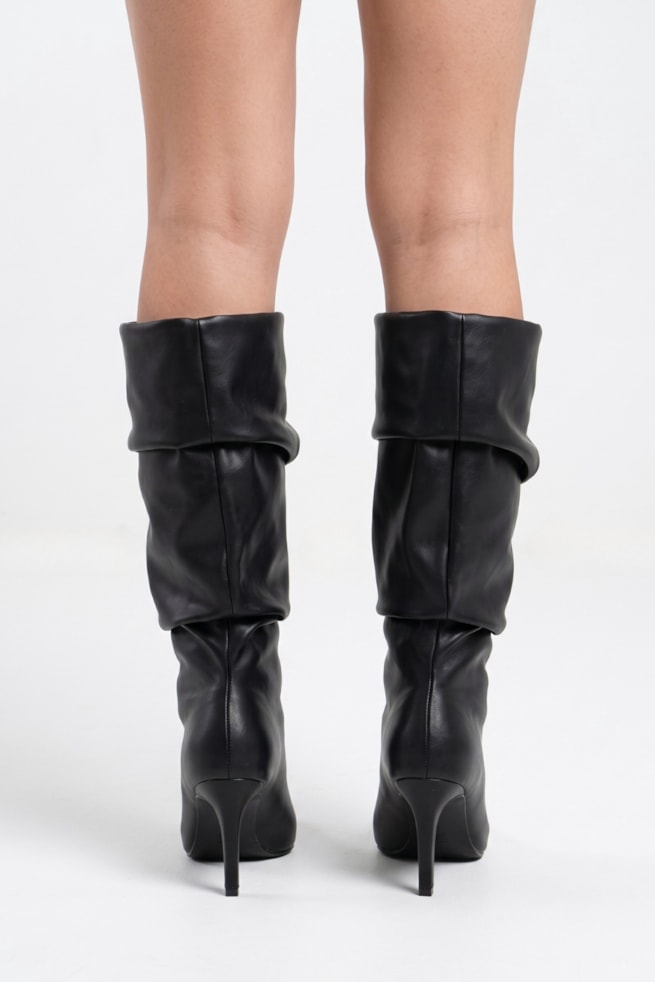 Ana - Bota Salto Fino Preto