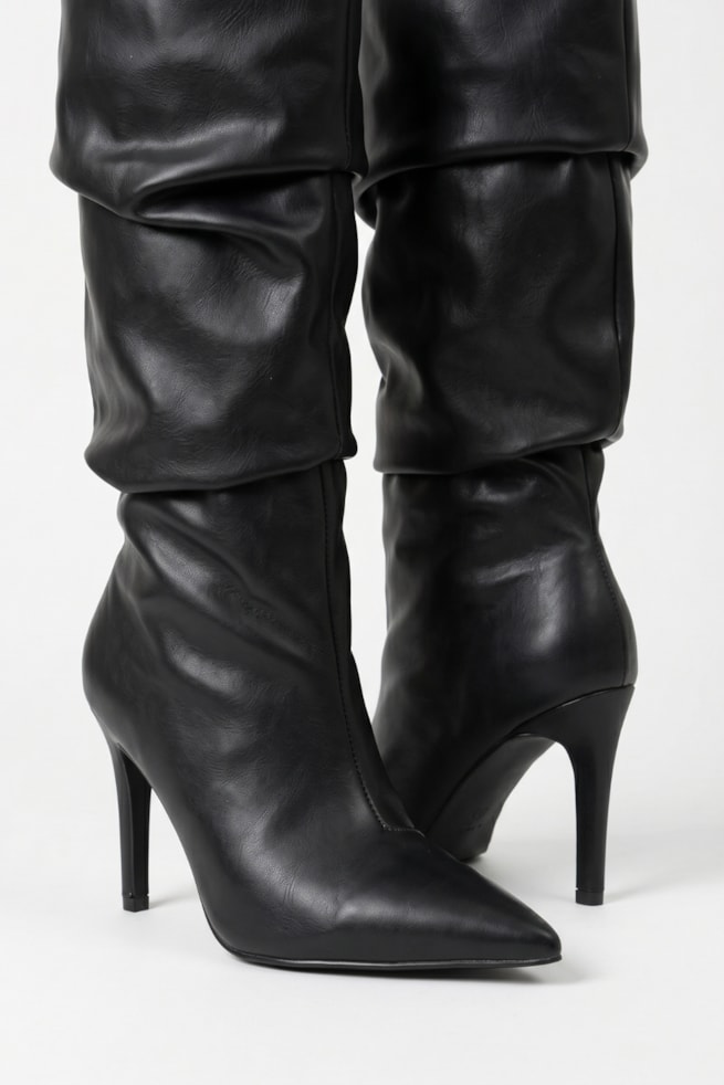 Ana - Bota Salto Fino Preto