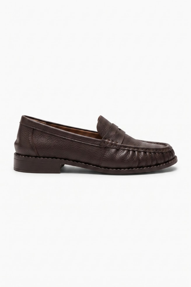 Antonia - Sapato Mocassim Couro Marrom