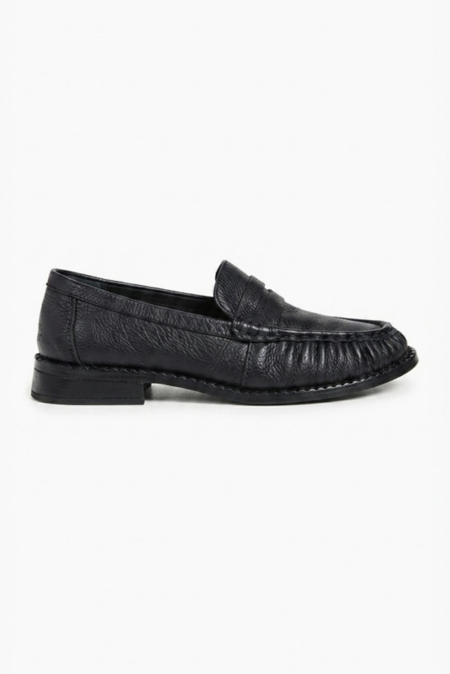 Antonia - Sapato Mocassim Couro Preto