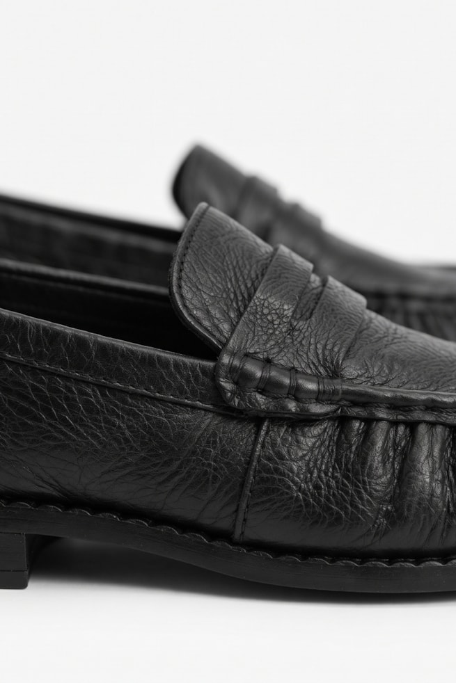Antonia - Sapato Mocassim Couro Preto