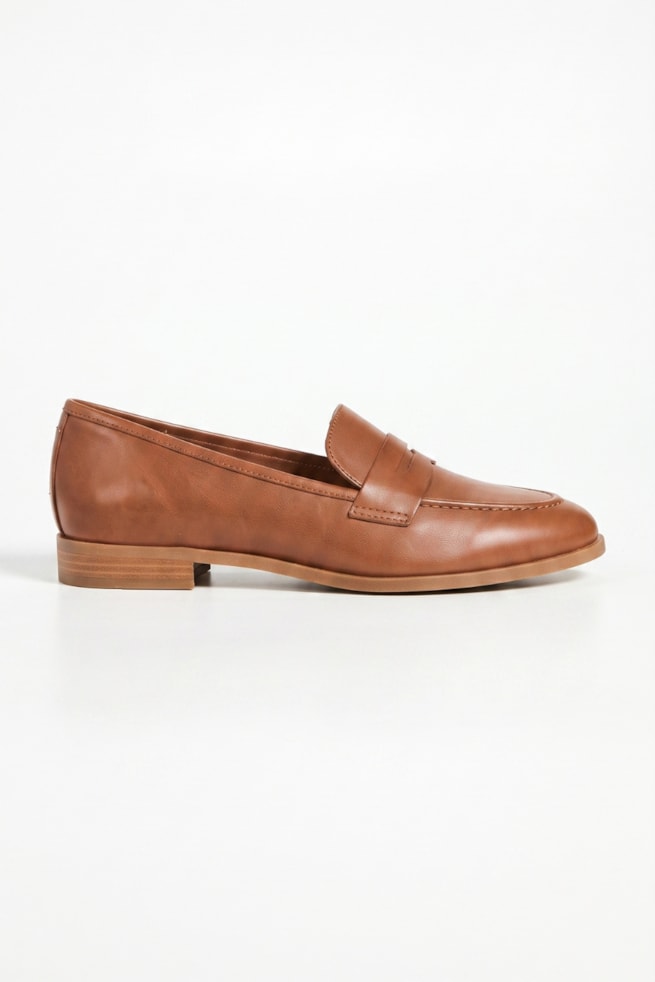 Clarisse - Sapato Mocassim Couro Caramelo