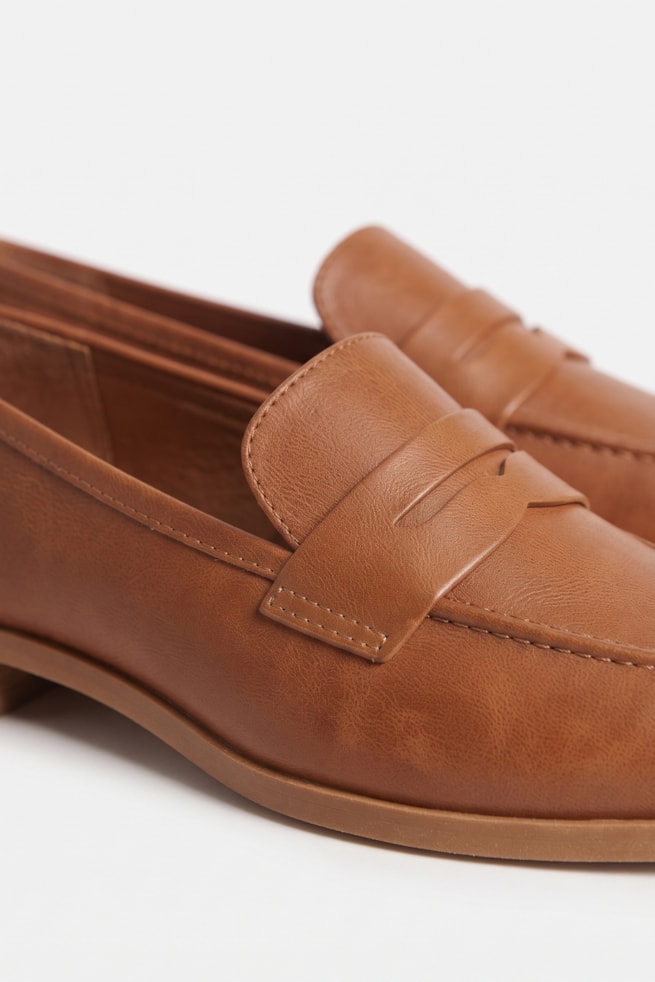 Clarisse - Sapato Mocassim Couro Caramelo