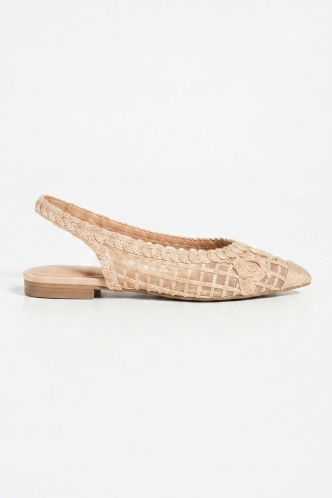 Fabrícia - Sapatilha Slingback Off White