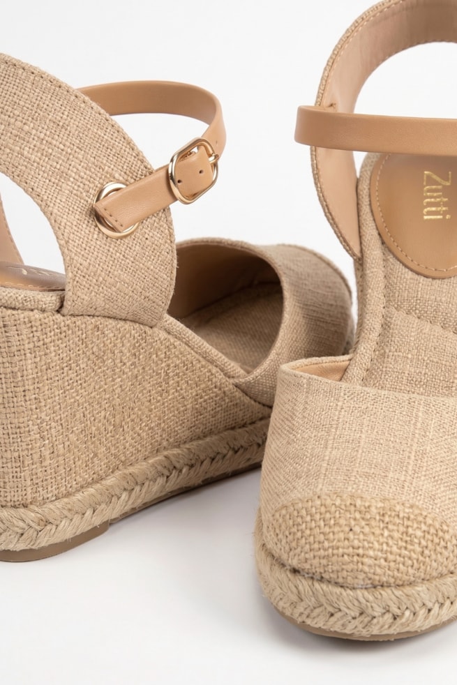 Helena - Sandália Espadrille Nude