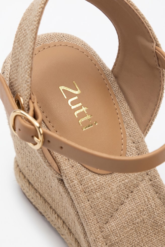 Helena - Sandália Espadrille Nude