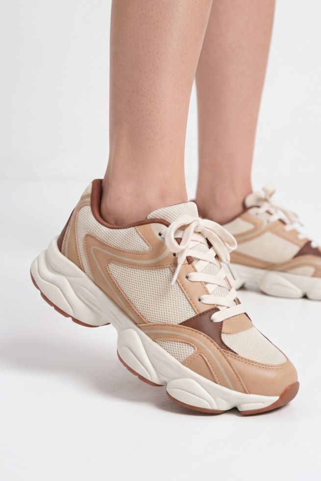 Karina - Tênis Chunky Caramelo