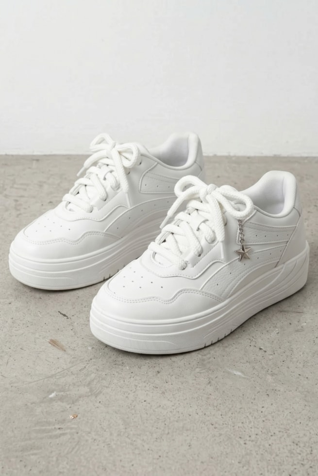 Khloe - Tênis Casual Branco