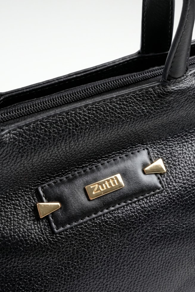 Lily - Bolsa 2 em 1 Couro Preto