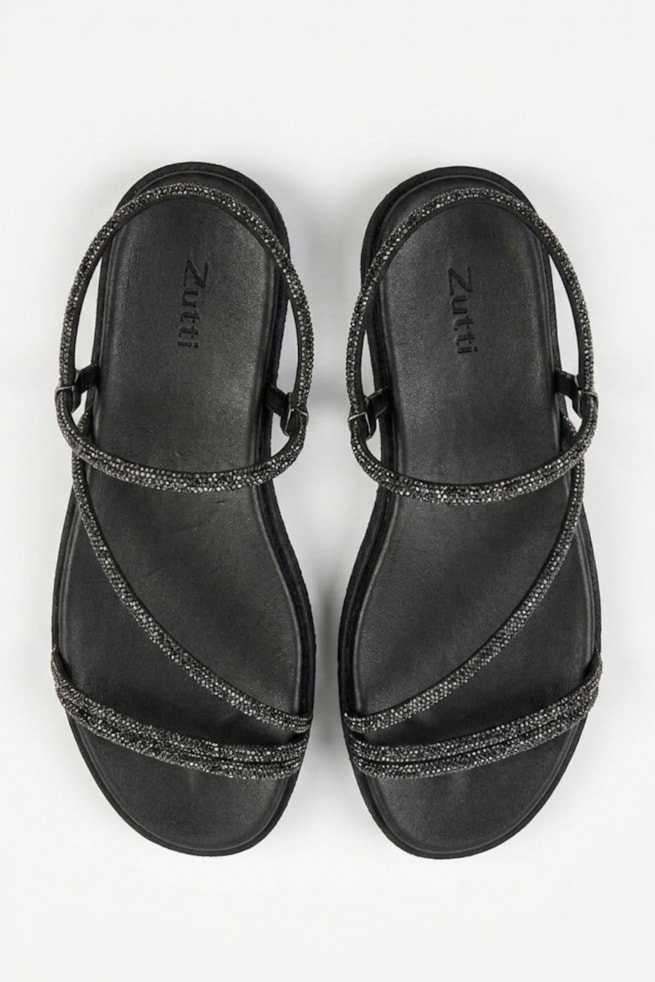 Marta - Sandália Flatform Preto