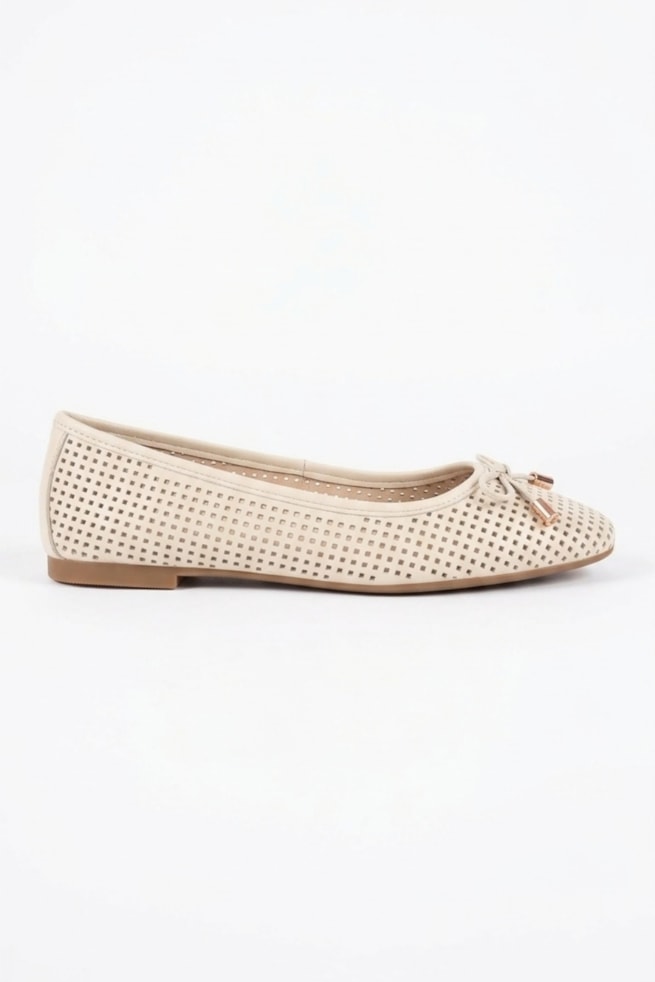 Monique - Sapatilha Couro Off White