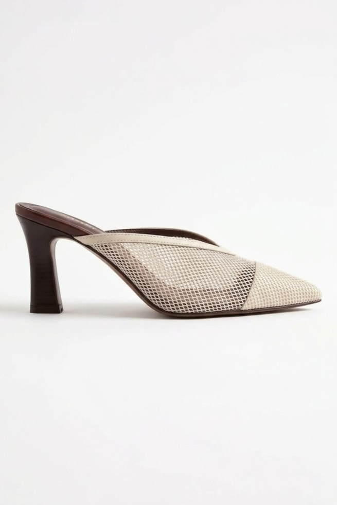 Samanta - Scarpin Mule Kitten Off White