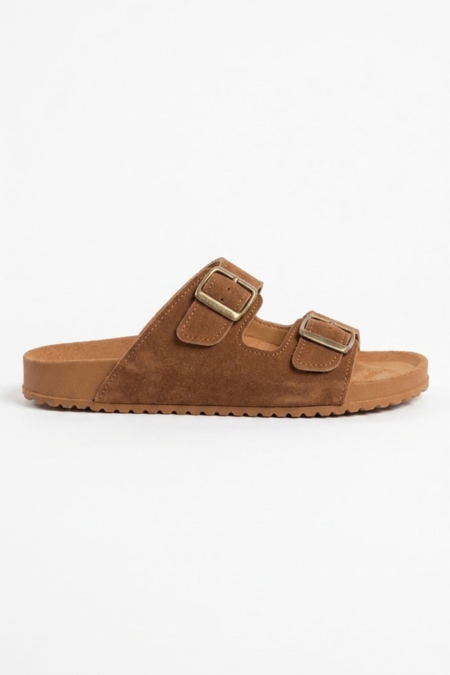 Serena - Sandália Birken Caramelo