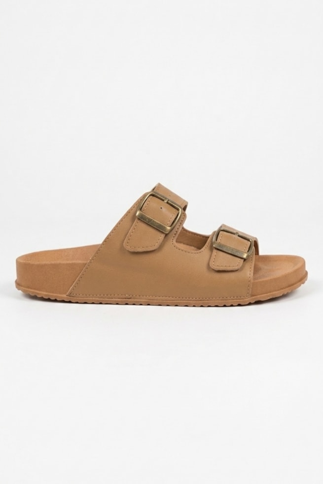 Serena - Sandália Birken Caramelo