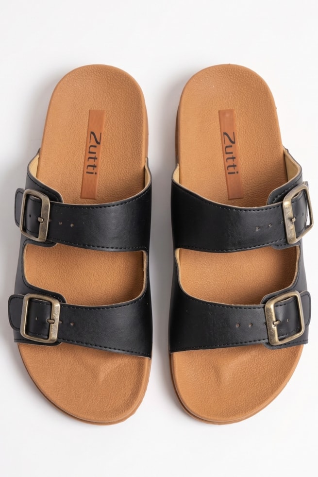 Serena - Sandália Birken Preta