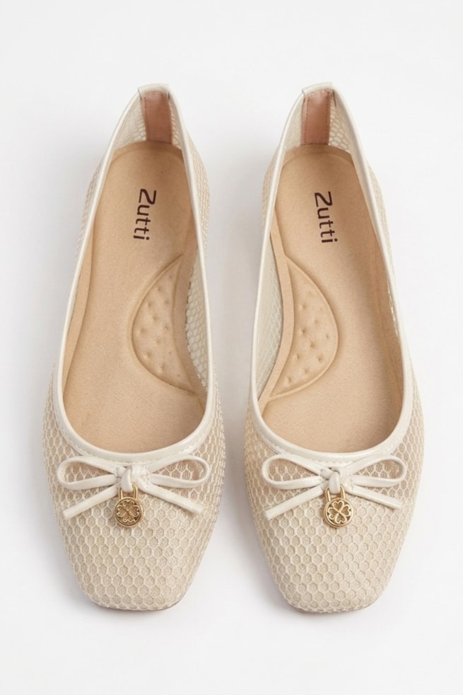 Suri - Sapatilha Tela Off White
